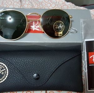 BNIB Ray Ban 3447 black/gold G-15 lens